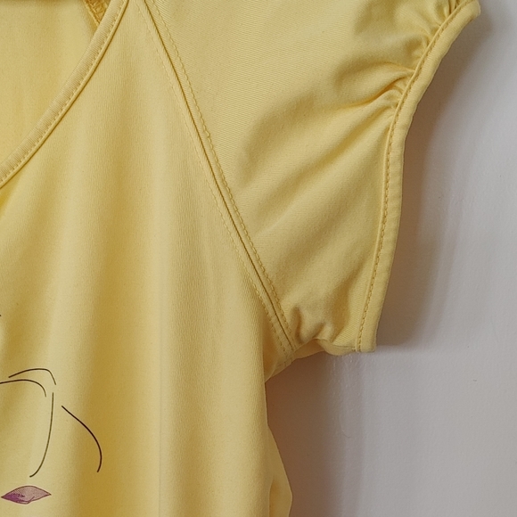 The North Face yellow ladies tee - Picture 4 of 5